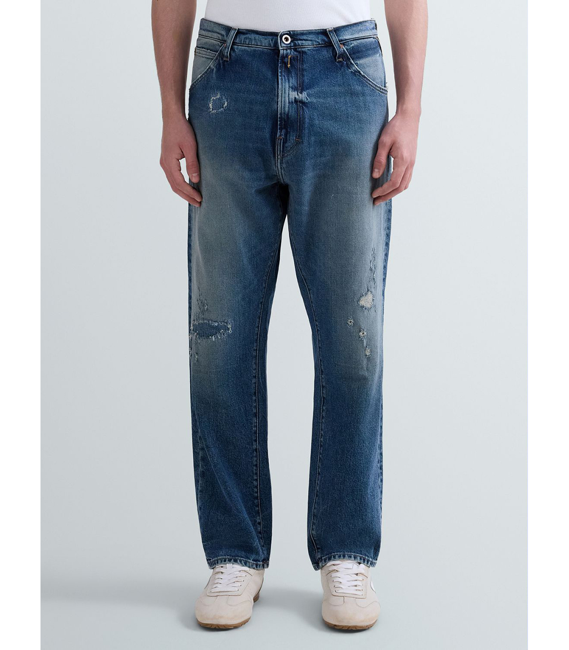 FC BAYERN着用 リラックステーパードWAINE コンフォートストレッチデニム